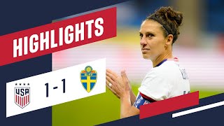 USWNT vs Sweden Highlights  April 10 2021 [upl. by Saffren125]