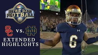 USC vs Notre Dame EXTENDED HIGHLIGHTS  NCAA Football  NBC Sports [upl. by Oiramaj]