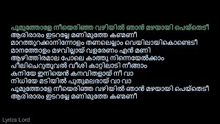 പൂമുത്തോളേ KARAOKE Joseph Poomuthole Karaoke With Malayalam Lyrics PoomutholeMalayalamKaraoke [upl. by Ailegra675]