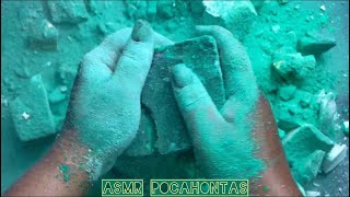 Dyed Gym Chalk Edit  Dusty  ASMR  Satisfying [upl. by Orabla564]