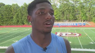 Rising athlete speaks on decision to move schools [upl. by Elwaine]