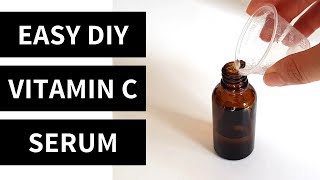 Easy 5 Minute DIY Vitamin C Serum  Lab Muffin Beauty Science [upl. by Acinot42]