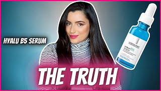 SPECIALIST testing LA ROCHE POSAY HYALU B5 SERUM the truth honest skincare review how to use [upl. by Davon]