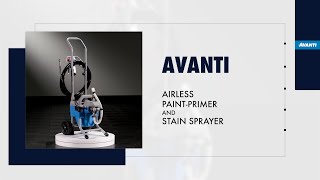 Avanti Airless Paint Primer amp Stain Sprayer Kit [upl. by Sharona]