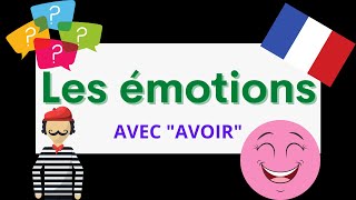 Les émotions  Expressions avec AVOIR  A1 French for Beginners [upl. by Harriett]