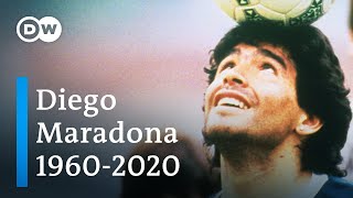 Football legend Diego Maradona dies at 60  DW News [upl. by Brandon501]