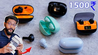 I Tested 5 Wireless Earphones  Best in 1500 Price [upl. by Infield]