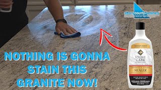 How to Protect Your Granite amp Stone from Stains  DIY With Bob [upl. by Ogawa]