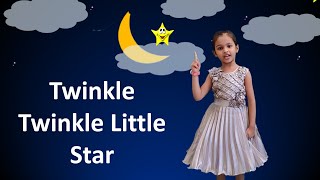 Twinkle Twinkle Little Star  English Nursery Rhyme with Action and Lyrics [upl. by Leifeste317]