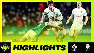 IRELAND v ENGLAND  2025 U6N20  RUGBY HIGHLIGHTS [upl. by Aspia]