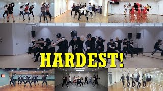 THE REALLY HARDEST CHOREOGRAPHIES ON KPOP [upl. by Jobi]