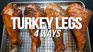 BIG JUICY TURKEY LEGS EASY RECIPE FOR THANKSGIVING  SAM THE COOKING GUY [upl. by Ahsena]