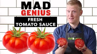 How to Make Fresh Tomato Sauce 3Ingredients  Food amp Wine [upl. by Corella]