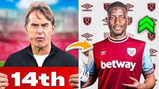 I Rebuild WEST HAM As Their Transfers FLOP [upl. by Aicilf62]