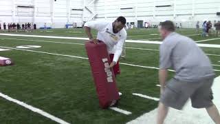 Youth Football Tackling Drills  USA Football Shoulder Tackling Practice [upl. by Mccarthy]