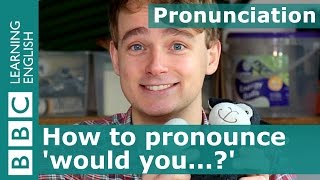 Pronunciation How to pronounce would you [upl. by Molli]