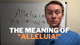 Alleluia Hallelujah Meaning [upl. by Kati]