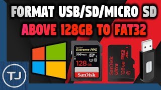 Format Any USBSDMICRO SD Above 64GB To FAT32 [upl. by Meekah]