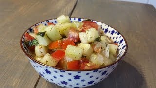 Salad Persian Salad Shirazi سالاد شیرازی [upl. by Rammaj]