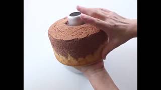 How to remove a chiffon cake from the pan [upl. by Celka]