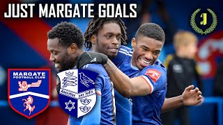 JUST THE MARGATE GOALS  Wingate amp Finchley FC H  20th April 2024 [upl. by Nellda687]