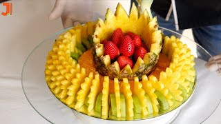 Fruit Centerpieces  Edible Party Fruit Ideas  Art with Fruit [upl. by Aniz]