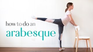 how to do an arabesque  balletnow [upl. by Immat382]