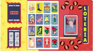 Lotería game Google Doodle  This Playable Doodle allows you playing with your Friends Online [upl. by Yrbua]