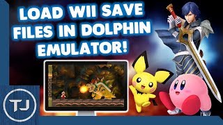 How To Load Wii Save Data In Dolphin Emulator [upl. by Loar836]