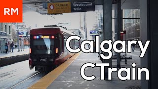 Calgary CTrain  Calgarys Light Rail System [upl. by Lenneuq]