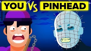 YOU vs PINHEAD  How You Can Defeat and Survive Him Hellraiser Movie [upl. by Honniball]