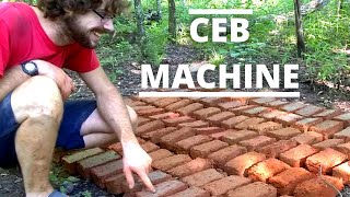 How To Make A Manual Compressed Earth Brick Machine [upl. by Annaid948]