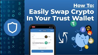 How To SWAP Crypto In Your Trust Wallet EASY [upl. by Venditti]