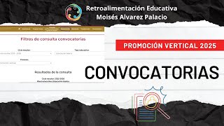 PROMOCIÓN VERTICAL 2025 CONVOCATORIAS [upl. by Fredia]