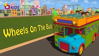 Wheels On The Bus Go Round And Round with Lyrics  LIV Kids Nursery Rhymes and Songs  HD [upl. by Okia]