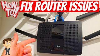 QUICK FIX WIFI ROUTER ISSUES  HOW TO [upl. by Namijneb999]