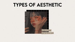 15 TYPES OF AESTHETIC  find your aesthetics part 1 [upl. by Lletniuq]