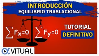 💥 Equilibrio Traslacional Estática 👉Primera Condición de Equilibrio [upl. by Emilia]