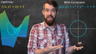 Lagrange Multipliers  Geometric Meaning amp Full Example [upl. by Nichani]