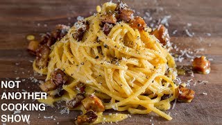 PERFECT SPAGHETTI CARBONARAthe easy way [upl. by Belcher]