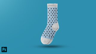 How To Socks Design  Photoshop CC Tutorial [upl. by Holtorf200]