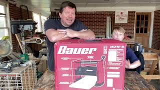 Tool Review The Bauer Thickness Planer from Harbor Freight [upl. by Assilim247]