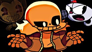 VS SANS BENDY CUPHEAD  Friday Night Funkin [upl. by Petty555]