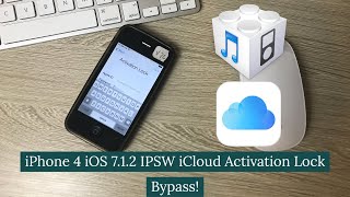 How To Bypass iPhone 4 iCloud Activation Lock iOS 712 2020 The Easy Way Custom IPSW Bypass [upl. by Puna]