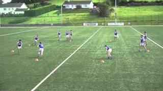 Gaelic Football handpass drill 10 [upl. by Annaeg]