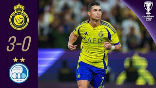 Ronaldo amp Durán fire Al Nassr through  Al Nassr KSA  Esteghlal FC IRN  Highlights ACL Elite™ [upl. by Yrallih]