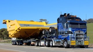 Heavy Haulage Australia with some 8mtr wide loads [upl. by Savill128]