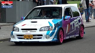 Modified Toyota Glanza V Turbo Compilation  Burnouts amp Loud Accelerations [upl. by Yelsel]