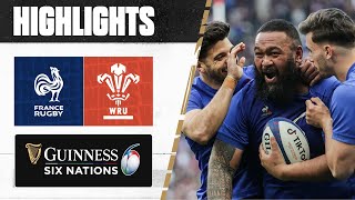 HIGHLIGHTS  France v Wales  2023 Guinness Six Nations [upl. by Anestassia]