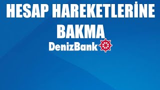 Denizbank Hesap Hareketlerine Bakma [upl. by Karl246]